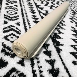 Beige Faux Leather Mat LRG